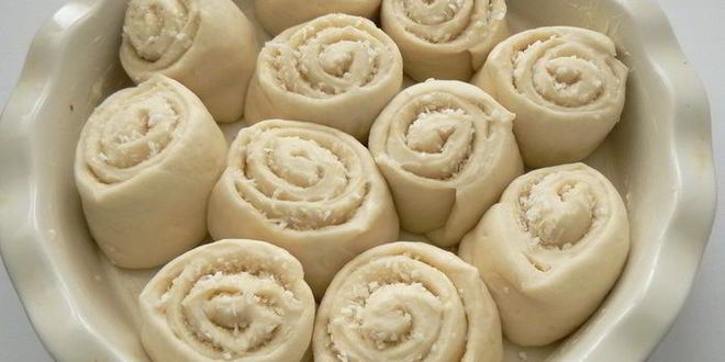 Рецепт булочки с кокосовой стружкой