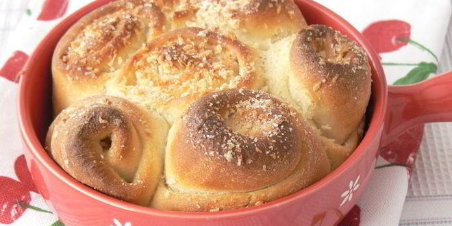 Рецепт булочки с кокосовой стружкой