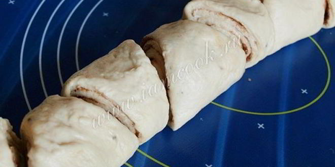 Рецепт булочки с корицей из дрожжевого теста