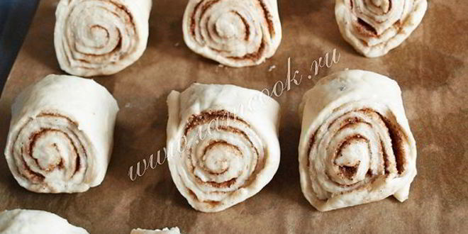 Рецепт булочки с корицей из дрожжевого теста