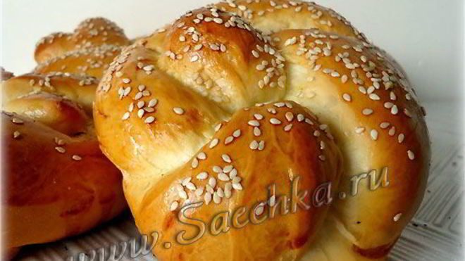 Рецепт Булочки с кунжутом