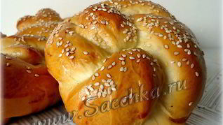 Рецепт Булочки с кунжутом