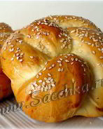 Булочки с кунжутом