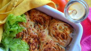 Рецепт Булочки с оливками, сыром и помидорами