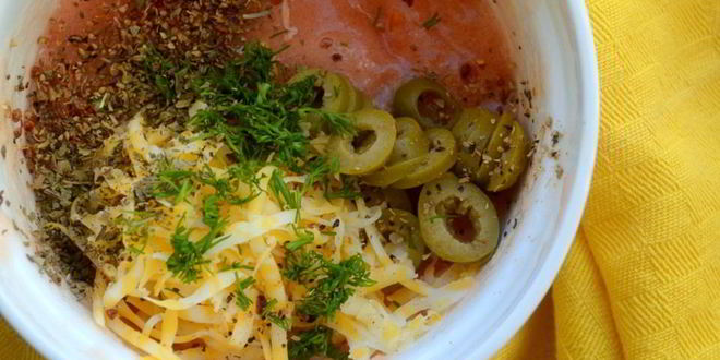 Рецепт булочки с оливками, сыром и помидорами