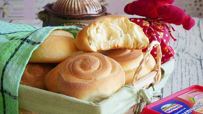 Рецепт Булочки с плавленым сыром