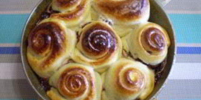 Рецепт булочки с вареньем