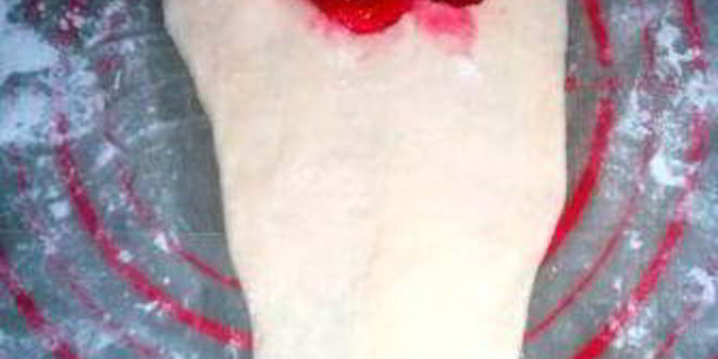 Рецепт булочки с вишневым джемом