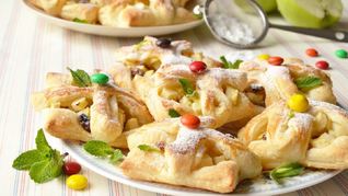 Рецепт Булочки с яблоком и корицей