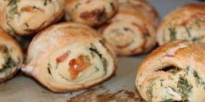 Рецепт булочки с зеленью