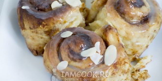 Рецепт булочки синабон с корицей