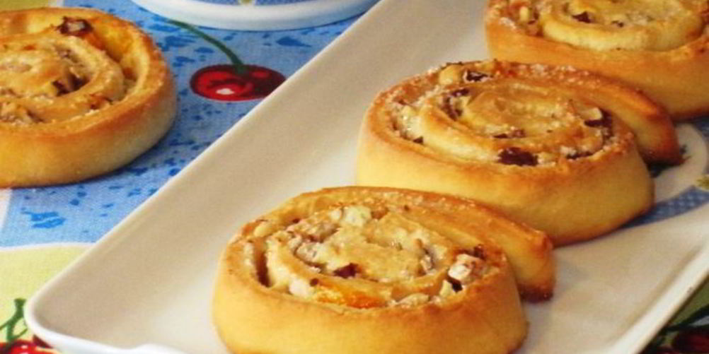 Как приготовить булочки-улитки с фундуком