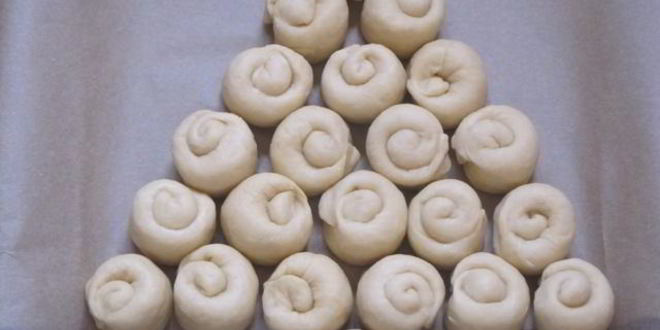 Рецепт булочки ванильные елочка