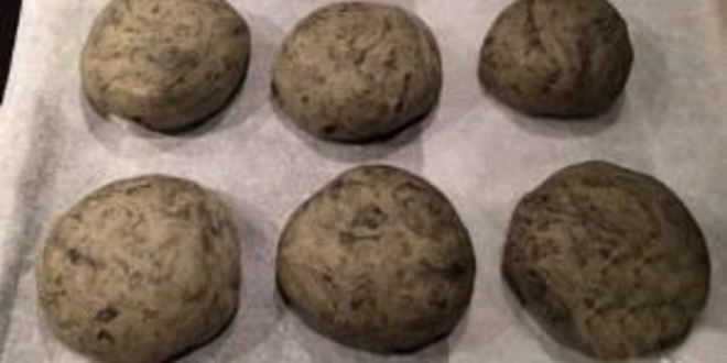 Рецепт черные булочки