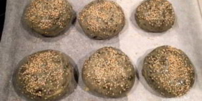 Рецепт черные булочки