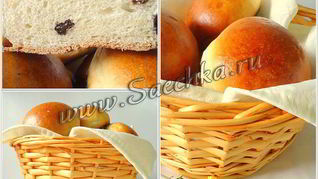 Рецепт Ереванские булочки с изюмом