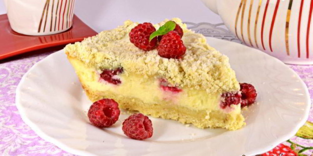 Как приготовить королевская ватрушка с малиной