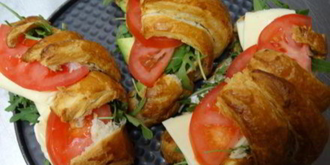 Рецепт круассан с яйцом пашот