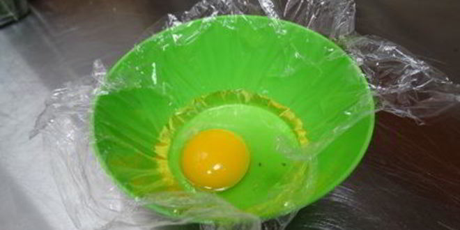 Рецепт круассан с яйцом пашот