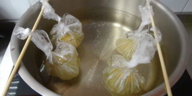 Рецепт круассан с яйцом пашот