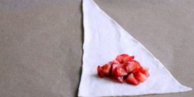 Рецепт круассаны с клубникой