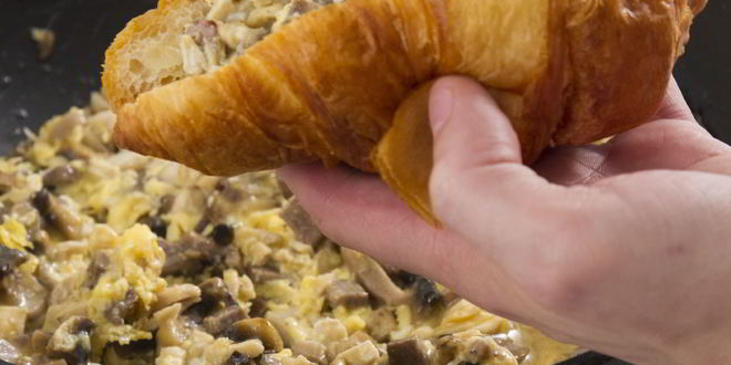 Рецепт круассаны с омлетом аньес сорель