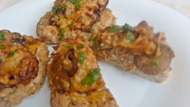 Рецепт Куриные ватрушки с грибами