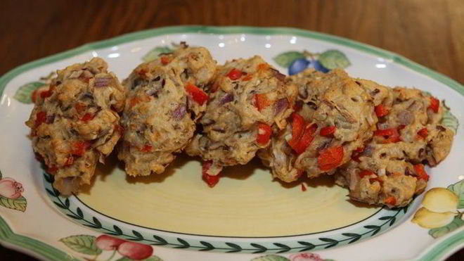 Рецепт Луковые булочки со сладким перцем