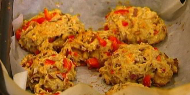 Рецепт луковые булочки со сладким перцем