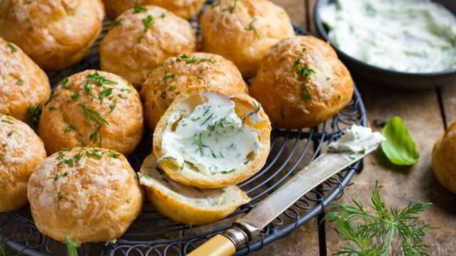Рецепт Мини-булочки с творожной начинкой