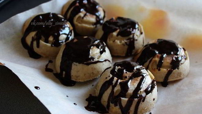 Рецепт Овсяные булочки с бананом