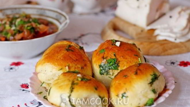 Рецепт Пампушки чесночные