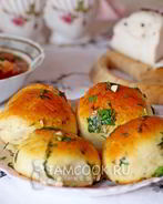Пампушки чесночные