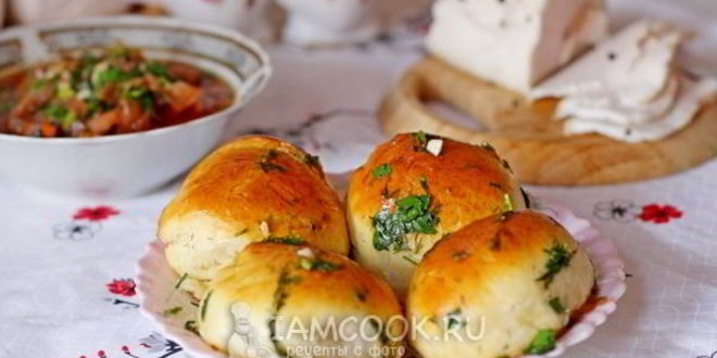 Рецепт пампушки чесночные