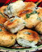 Пампушки для борща с чесноком