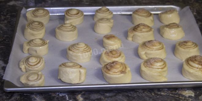 Рецепт плюшки с сахаром из дрожжевого теста