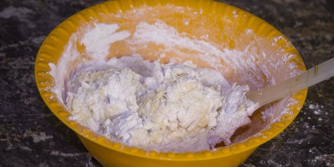 Рецепт плюшки с сахаром из дрожжевого теста