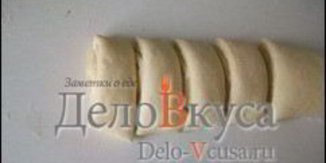 Рецепт плюшки с сахаром розочки