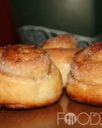 Плюшки с сахаром