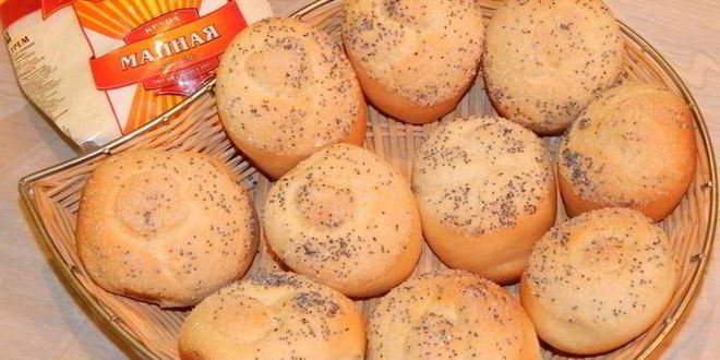 Рецепт постные дрожжевые булочки