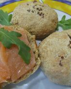 Простые пшенично ржаные булочки