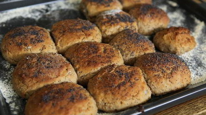 Рецепт Ржаные булочки на йогурте