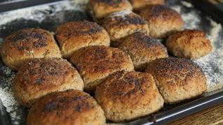 Рецепт Ржаные булочки на йогурте