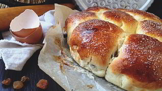 Рецепт Сдобные булочки с изюмом
