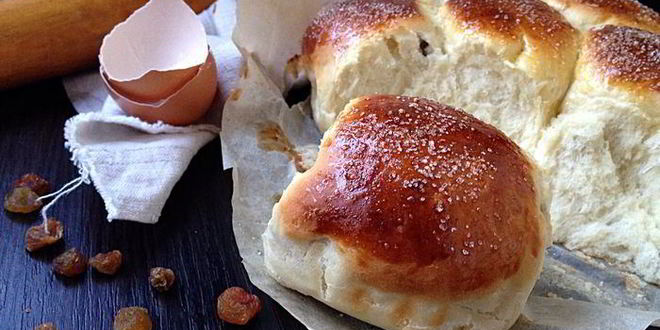 Рецепт сдобные булочки с изюмом