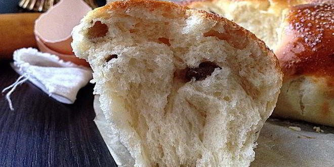 Рецепт сдобные булочки с изюмом