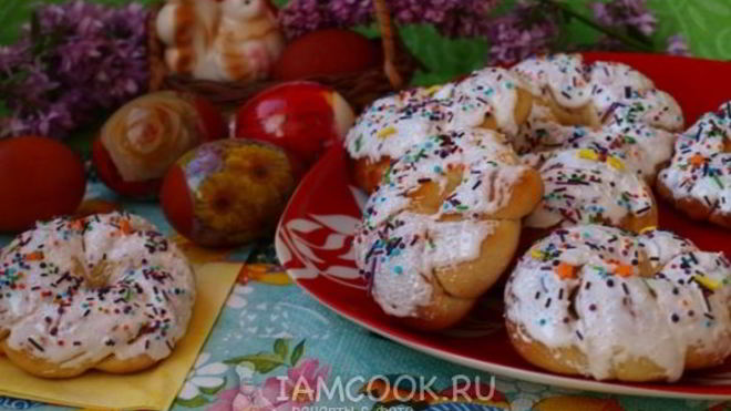 Рецепт Сдобные булочки с шафраном