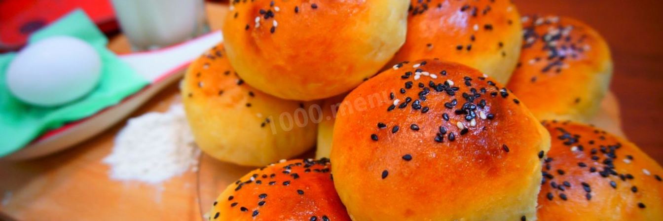 Рецепт Сдобные булочки с яблочной начинкой и Ваше утро Удалось