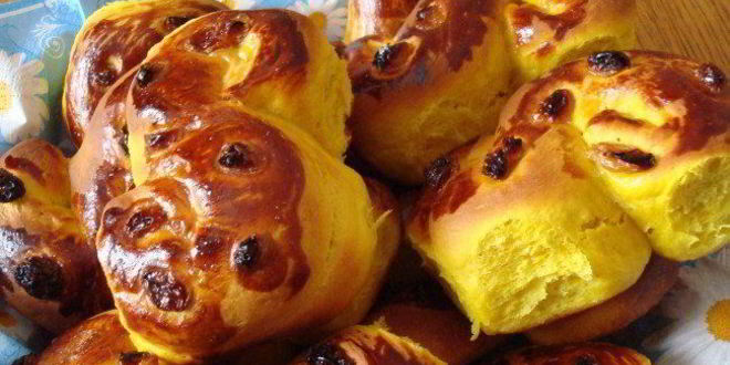 Рецепт шафрановые булочки луссекатт