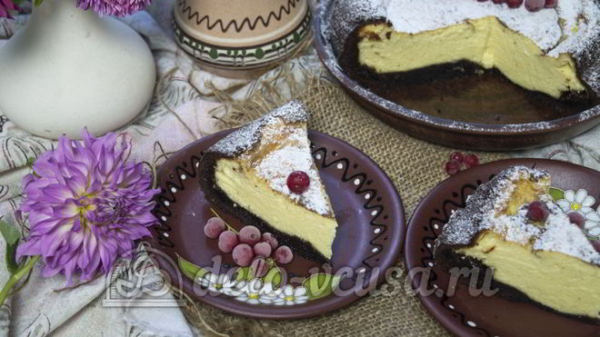 Рецепт Шоколадная королевская ватрушка